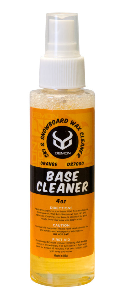 Is chemical cleaner bad for my ski or snowboard base?