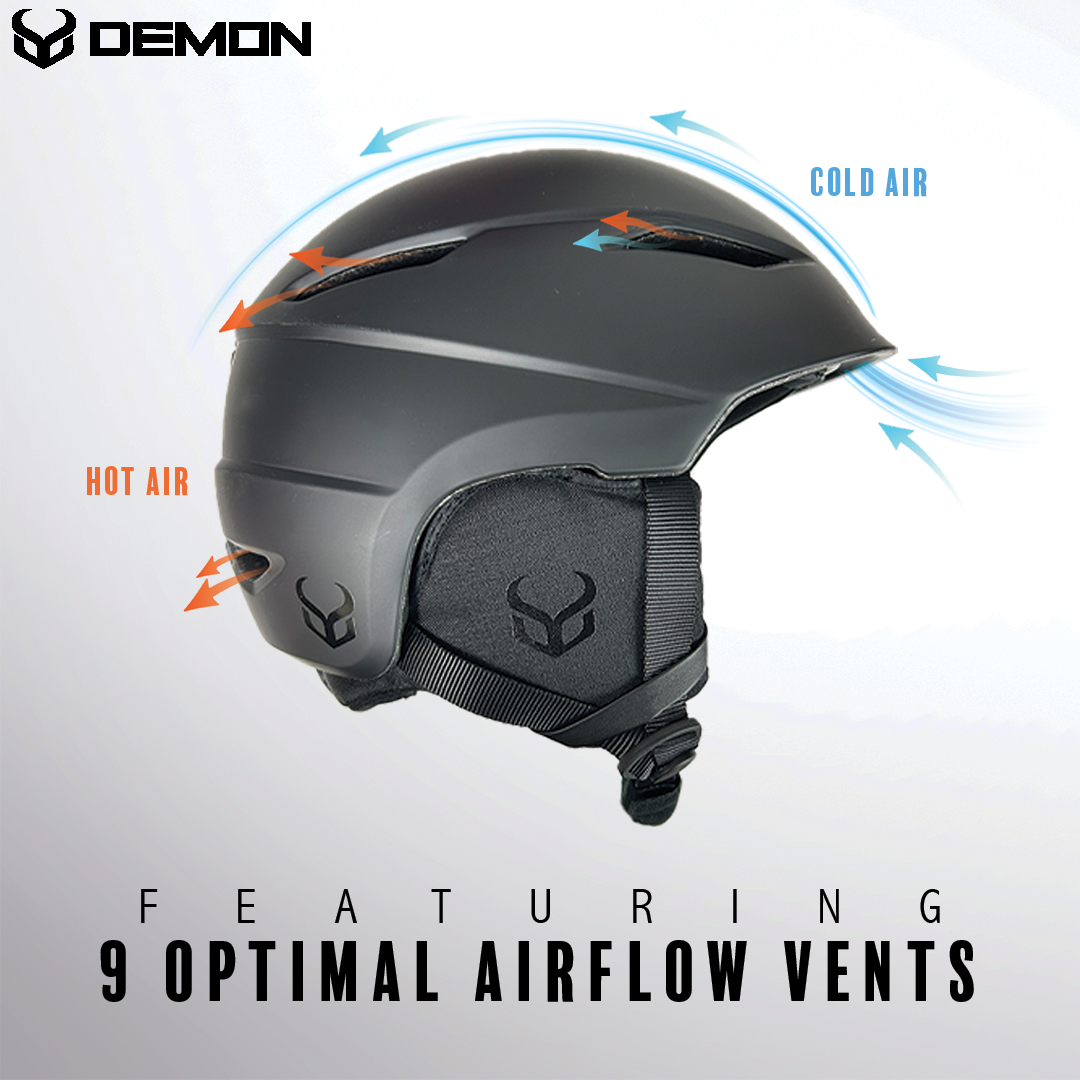 Demon United 6800 Ski and Snowboard Helmet with MIPS