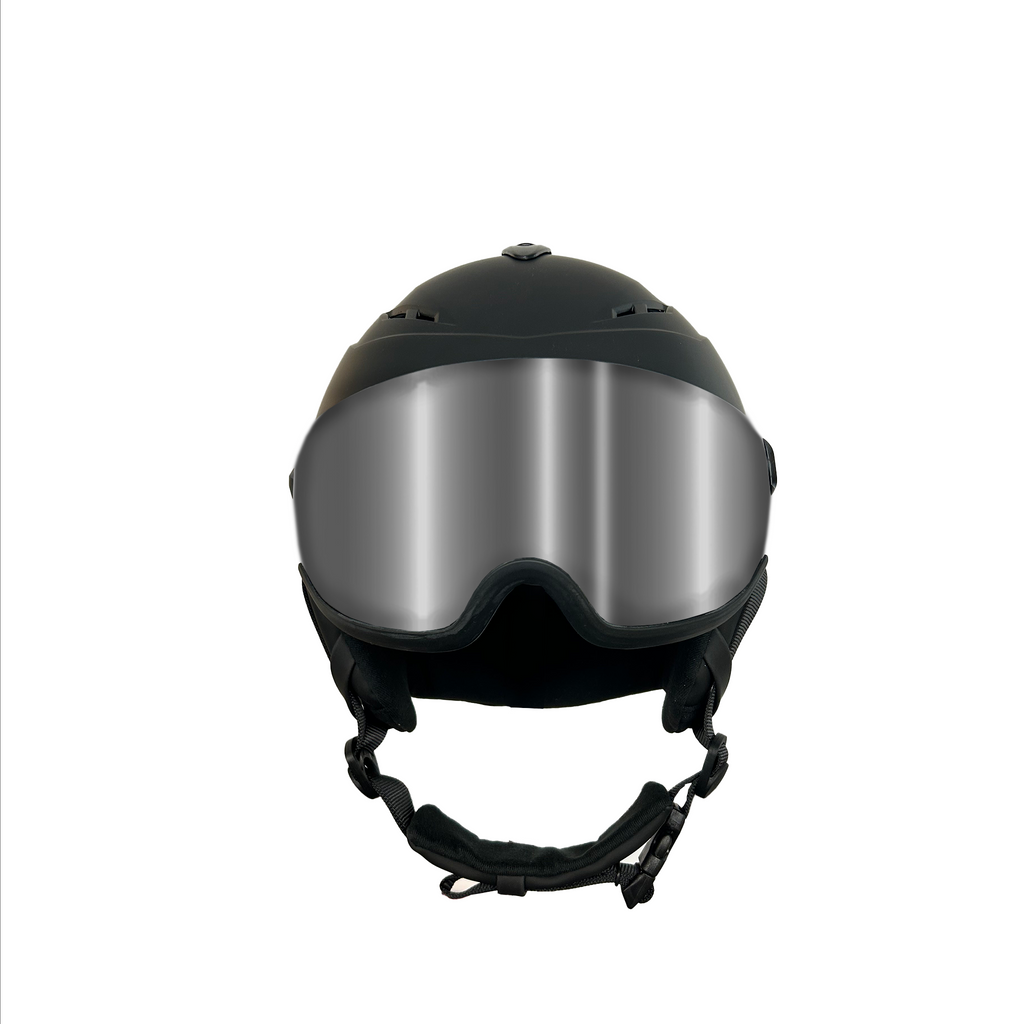 ski helmet with visor and goggles Demon Team Visor Snow Helmet SM/MD