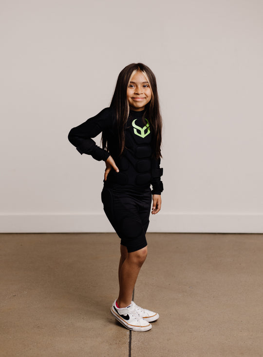 Demon Lil' Ripper Kids Padded Shorts