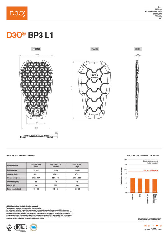 Demon Spine Guard X D3O