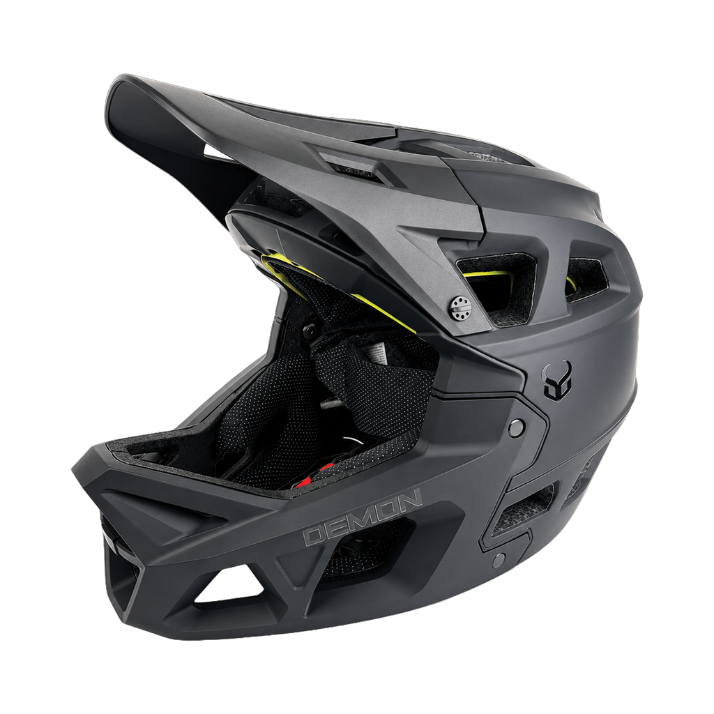 Demon Podium X MIPS Helmet 710g. Four Certifications| MTB Midnight Stealth Black / Small/Medium 55-58 cm / Be-Link Audio