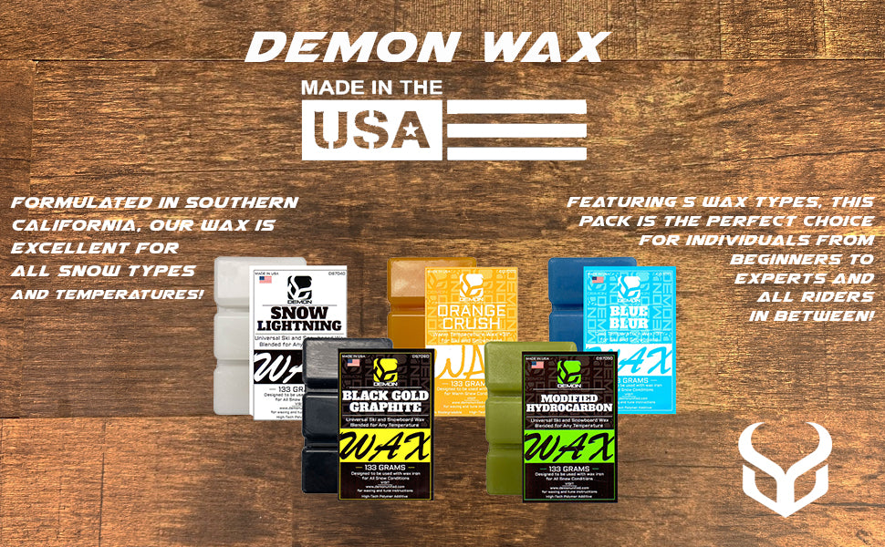 Demon All Season Ski & Snowboard Speed Wax Pack