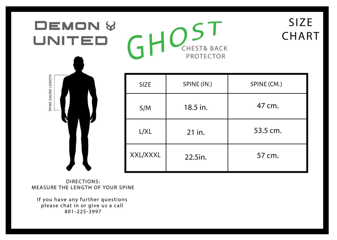 Demon Ghost D3O Chest and Back Protector – Demon United