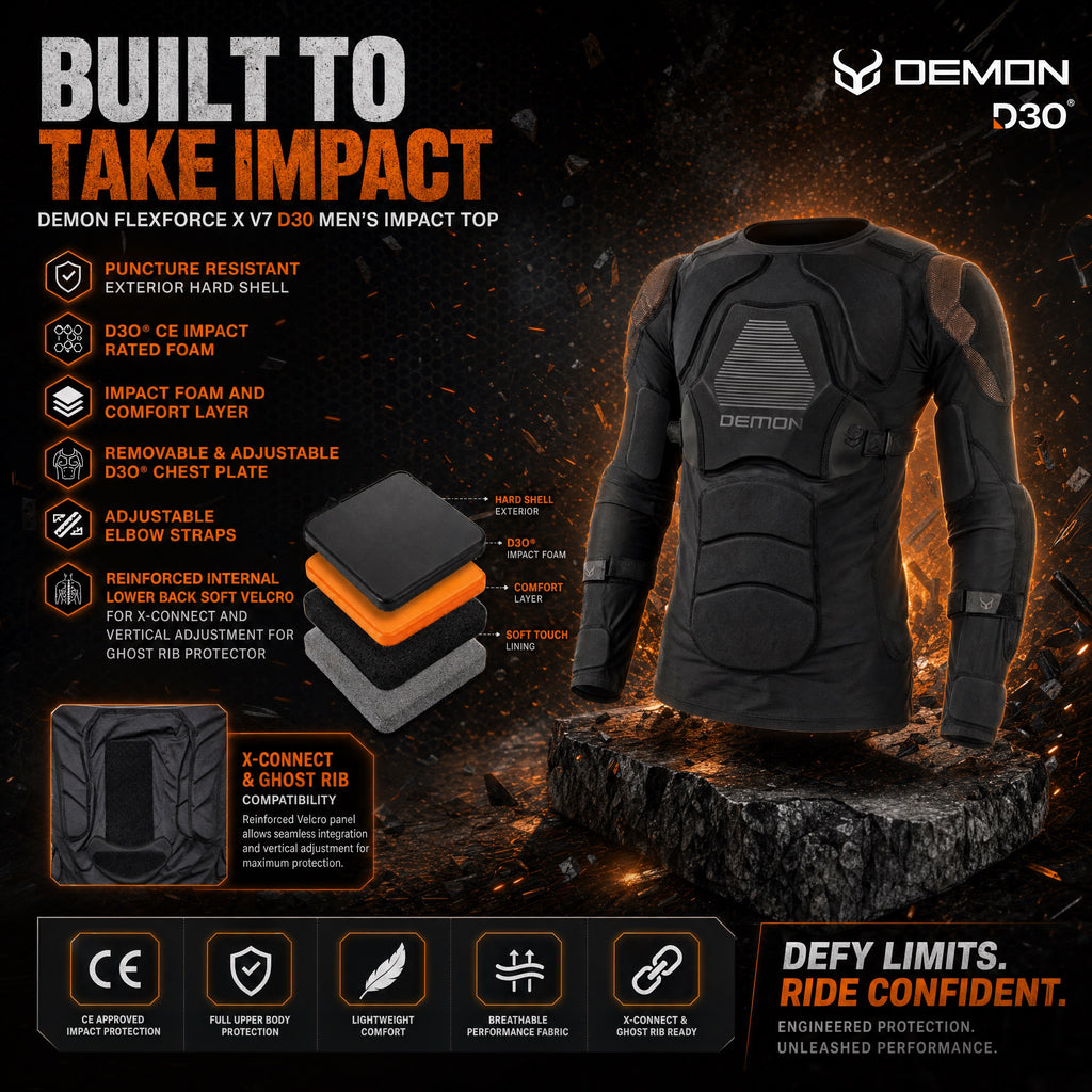 Demon United X V7 D3O® Men's Impact Top