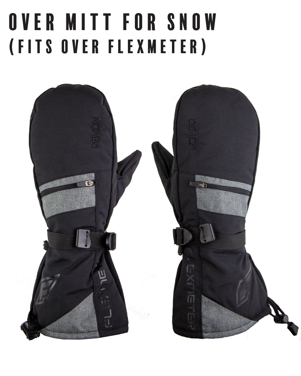 Demon Flexmeter Double Sided Wrist Guards -Integrated with D3O Impact Technology-Sold as Pair