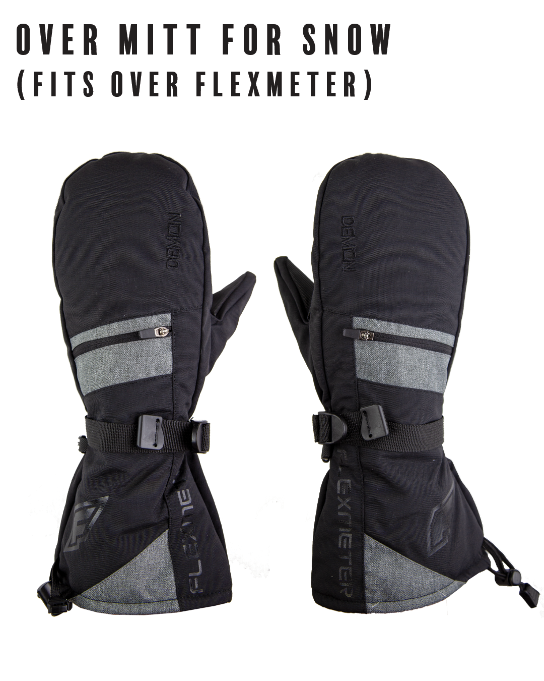 Demon Flexmeter Double Sided Wrist Guards -Integrated with D3O Impact Technology-Sold as Pair