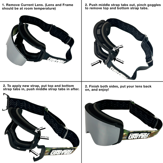 Demon Arctic Blue Snow Goggle