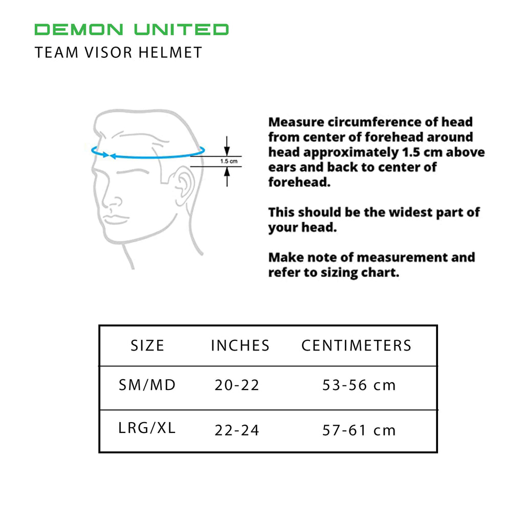 Demon Team Visor Snow Helmet