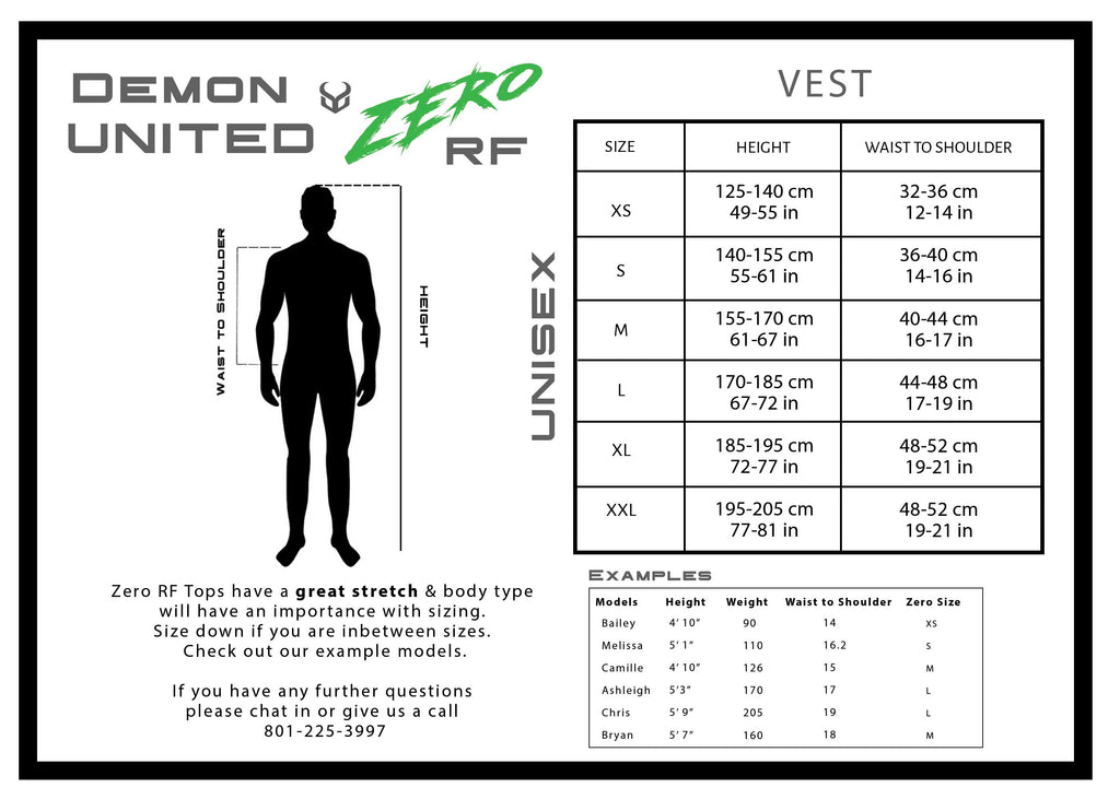 Demon United Zero PLUS RF D3O® Unisex Ski/Snowboard Vest