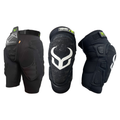 Demon Hard Landing Kit — X V7 D3O impact shorts and Hyper X V7 Kevlar knee pads shown together on white