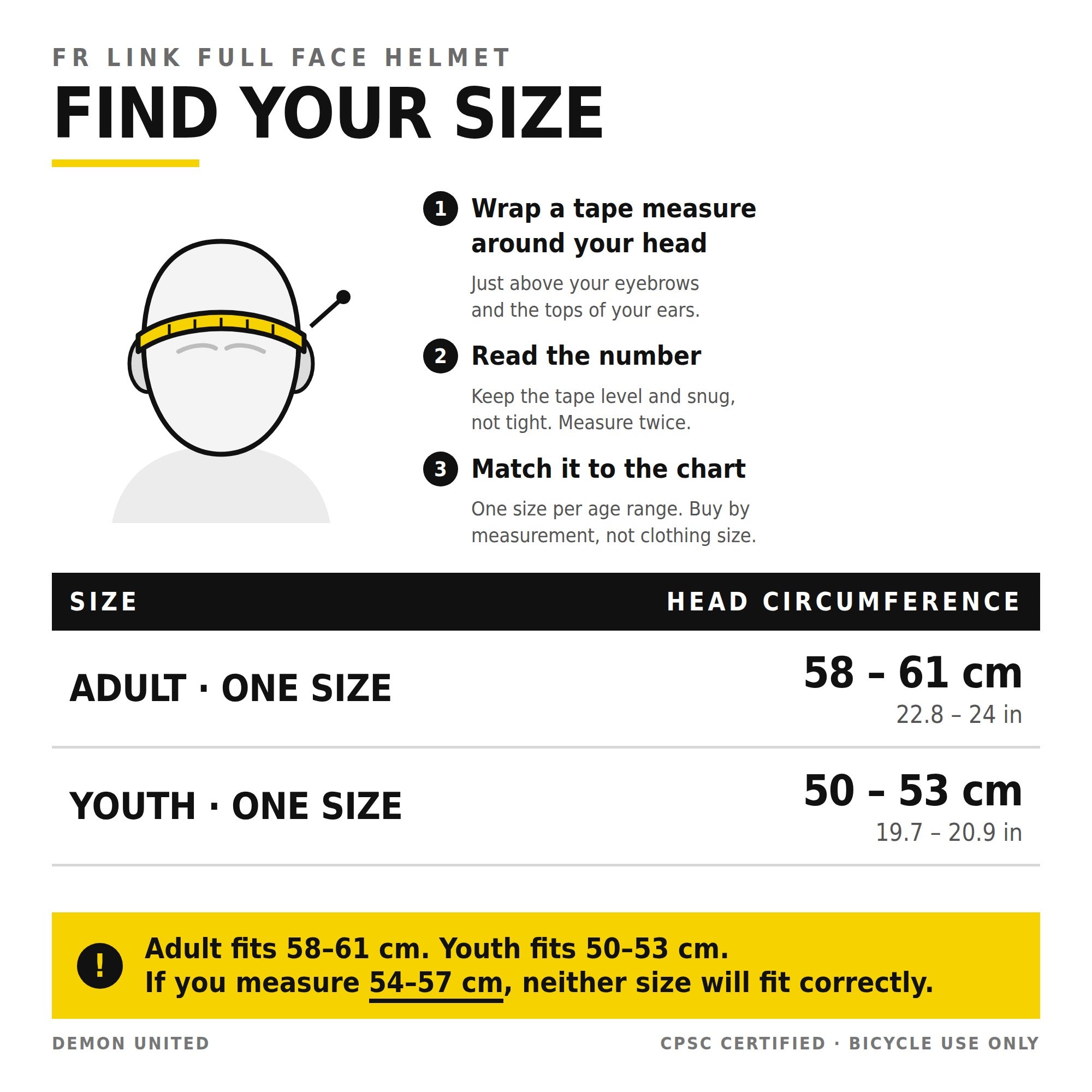 Kids Full Face Bike Helmet — Demon FR Link Youth, Chin Guard