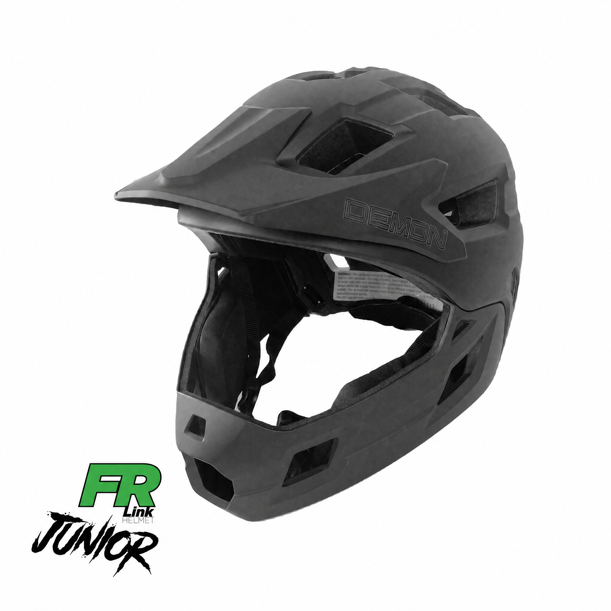 Demon United Youth FR Link Bicycle Helmet Fullface with Removable Chin Guard