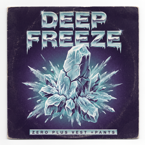 Deep Freeze Kit album cover art — Demon Zero PLUS vest and pants snowboard bundle