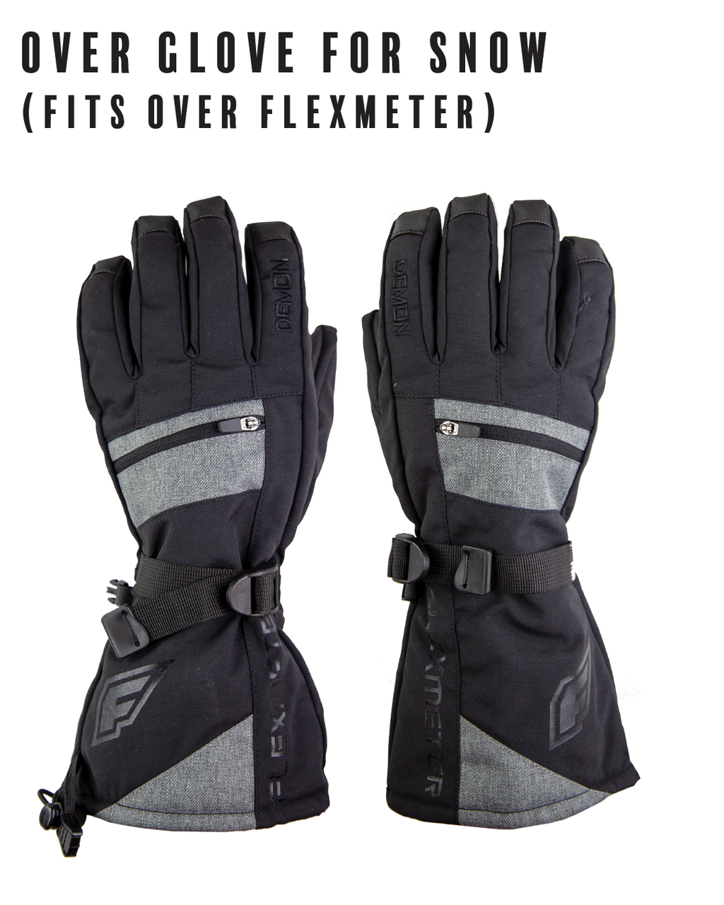 Demon Flexmeter Double Sided Wrist Guards -Integrated with D3O Impact Technology-Sold as Pair