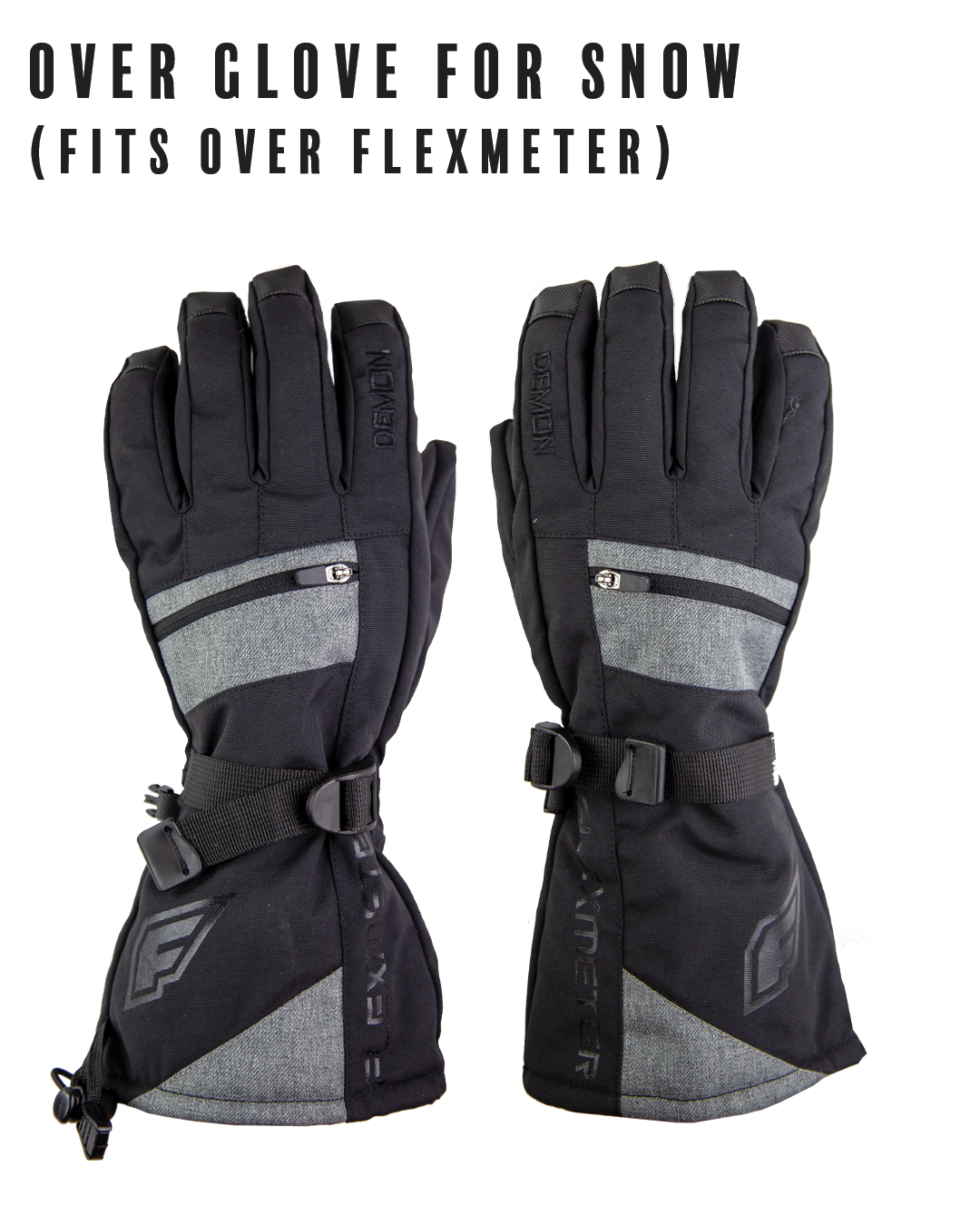 Demon Flexmeter Double Sided Wrist Guards -Integrated with D3O Impact Technology-Sold as Pair