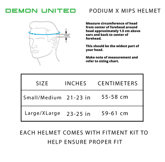 Demon Podium X Helmet with MIPS