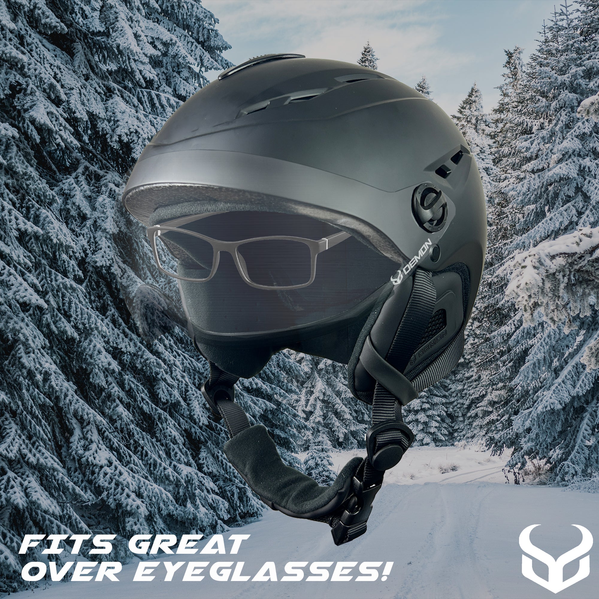 Demon Team Visor Snow Helmet