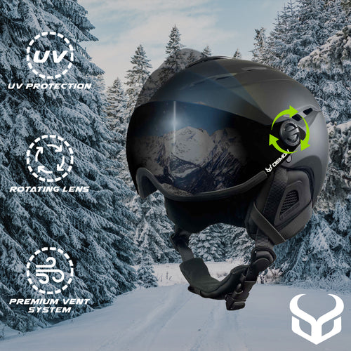 demon united snowboard helmet Demon Team Visor Snow Helmet SM/MD
