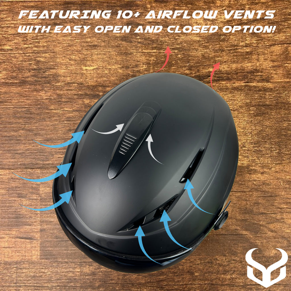 Demon Team Visor Snow Helmet