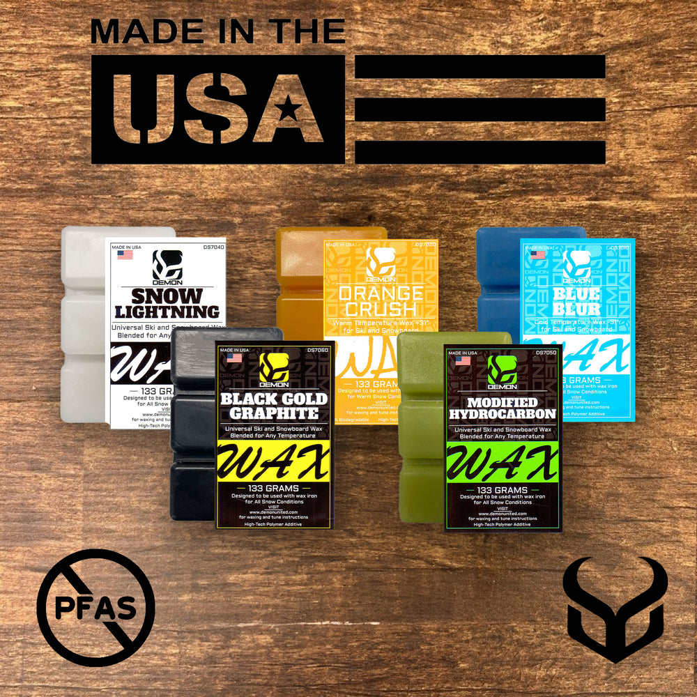 Demon All Season Ski & Snowboard Speed Wax Pack