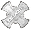 Clear Cross Stomp Pad with a white "DEMON" logo