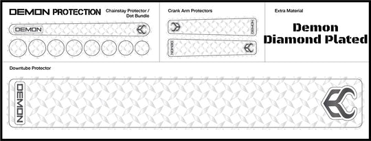 Demon X1 Bike Frame Protection Kit
