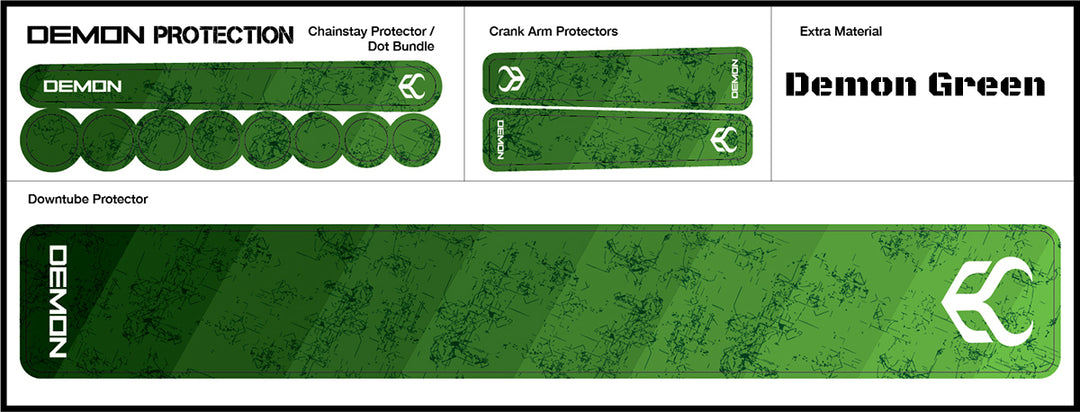 Demon X1 Bike Frame Protection Kit