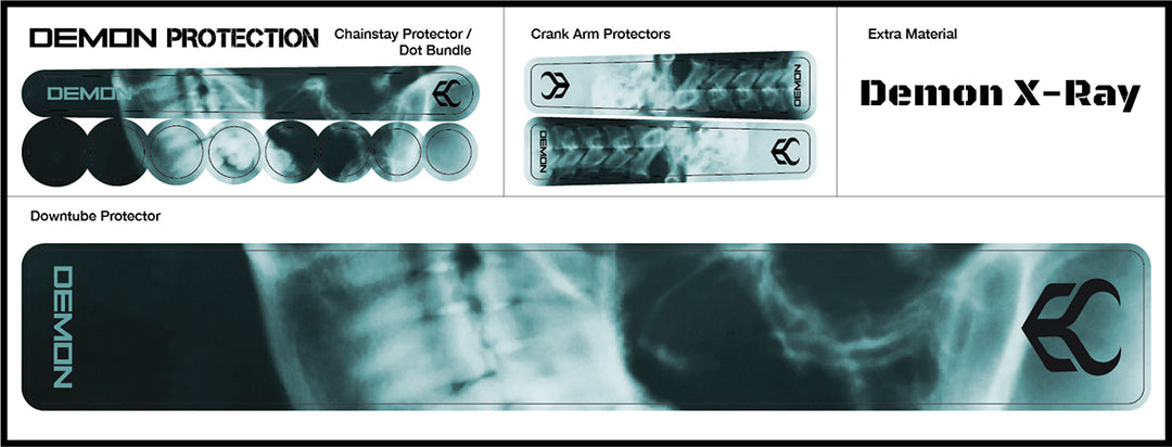 Demon X1 Bike Frame Protection Kit