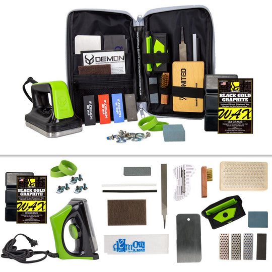 Demon Mechanic Elite - Black Gold Edition Ski Tune Up Kit