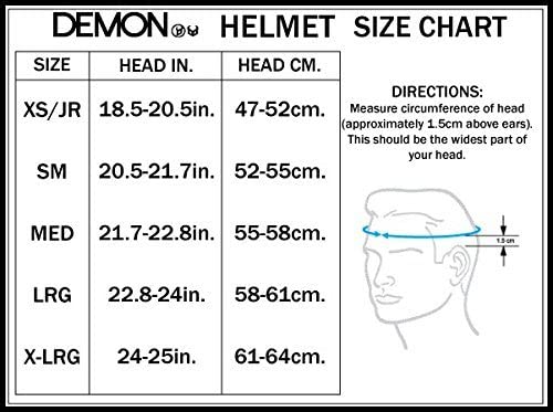 Ski & Snowboard Helmet with Audio – Demon Phantom XLARGE / Black