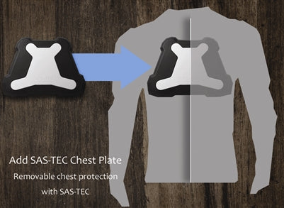 SAS-TEC removable chest plate