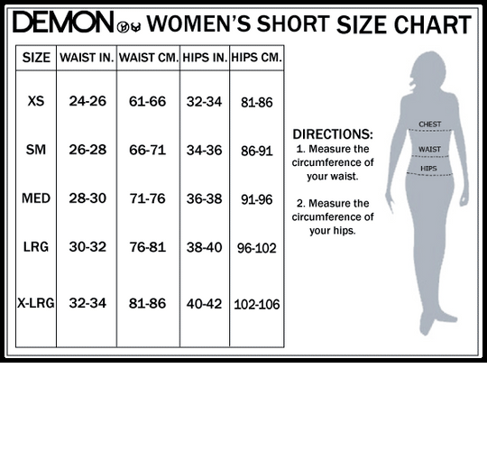 Demon Compression SKINN Women's Short **CLOSEOUT/FINAL SALE**