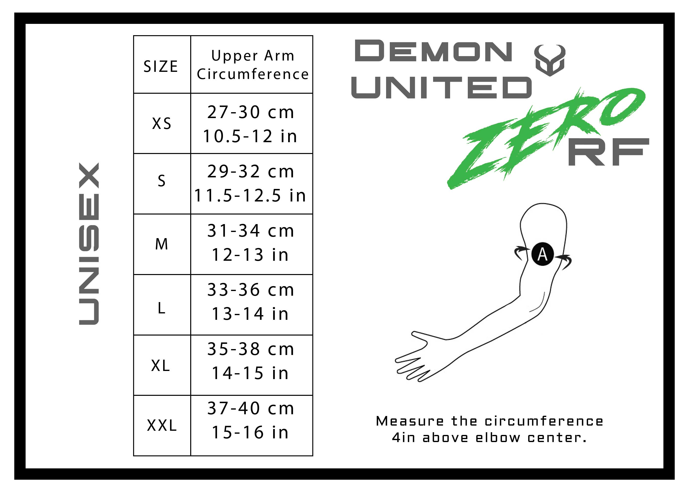 Demon United Zero RF D3O Ski and Snowboard Elbow Pads (Youth through A