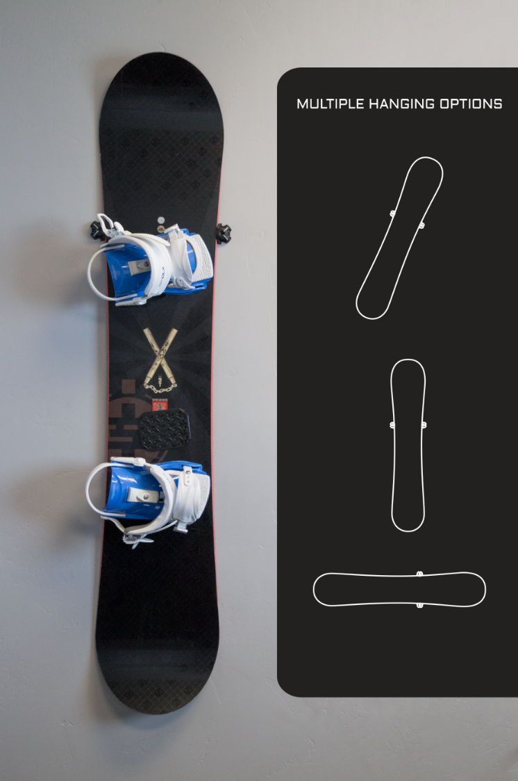 Demon Wedge Snowboard Wall Mounts