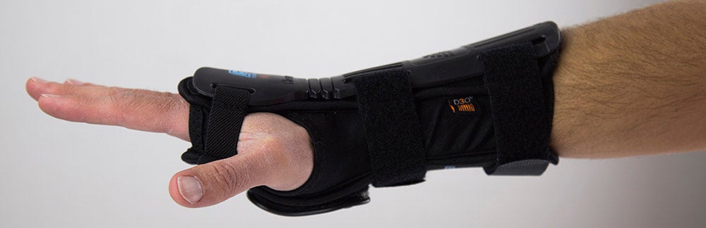 Demon Flexmeter Double Sided Wrist Guards -Integrated with D3O Impact Technology-Sold as Pair NO ORIGINAL PACKAGING/TAGS