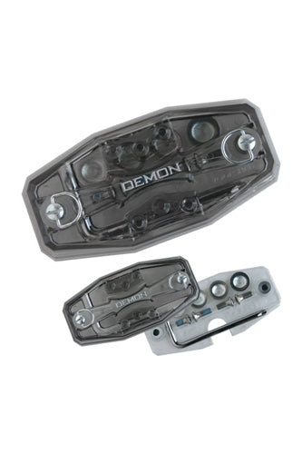 Pocket-sized black Portable Snowboard Tool Kit with Allen Key, interchangeable bits, and spare mounting screws