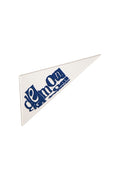 A white acrylic wax scraper with the Demon brand logo in blue.