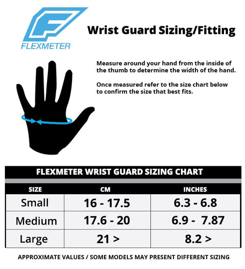 Demon Flexmeter Wrist Guard Single Sided-Sold as a Pair, view 2