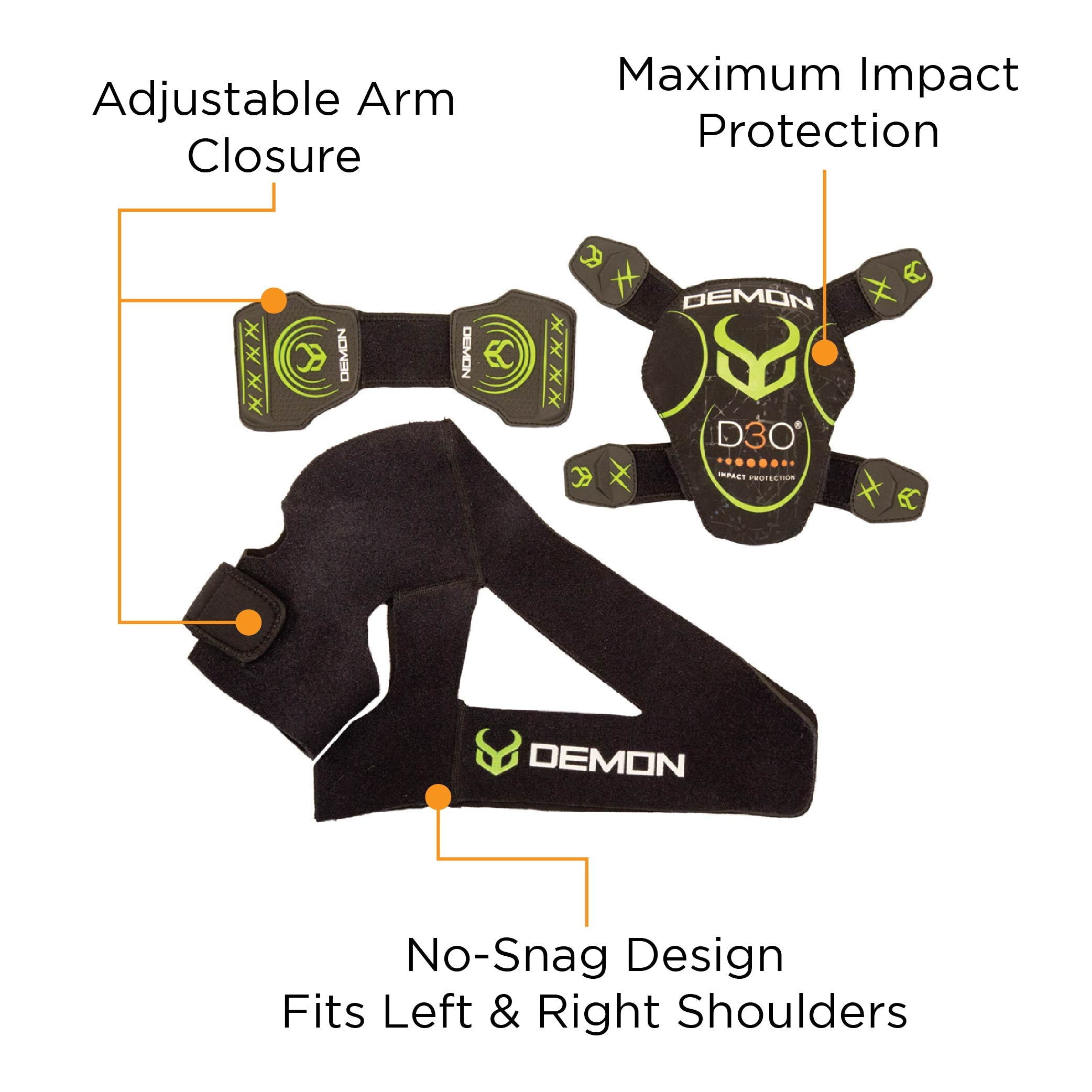 Demon United X D3O® Shoulder Stability Impact Protector