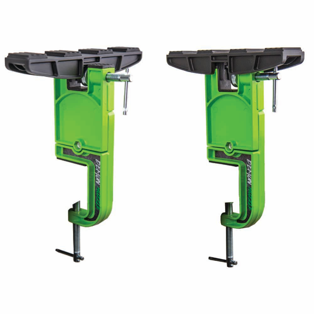 Demon X Universal Ski and Snowboard Vise Adapter (Pair) with File Brush (Vise not included))- NO ORIGINAL PACKAGING/BOX